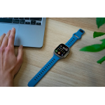 Mobile Origin Λουράκι Σιλικόνης για Apple Watch series 49mm/45mm/44mm/42mm - NAVY ΜΠΛΕ - AWS-01-NBL